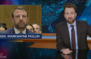 ‘Daily Show’ ridiculariza audiência de segurança interna de Markwayne Mullin no Senado: ‘Definitivamente não é legal duelar’ | Vídeo Jimmy Kimmel