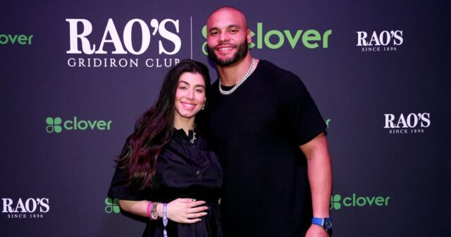 Dak Prescott e Sarah Jane Ramos, do Dallas Cowboys, estão esperando o primeiro bebê: 'Girl Dad Incoming'