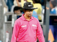 Das raízes de Ratnagiri ao palco da Copa do Mundo: Árbitro Paleker em ação no T20 WC Das raízes de Ratnagiri ao palco da Copa do Mundo: Árbitro Paleker em ação no T20 WC