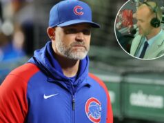 David Ross retorna à ESPN dois anos após a demissão dos Cubs: ‘Estou tão animado’ Craig Counsell usando boné e moletom azul do Chicago Cubs.