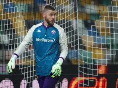 David de Gea salta em defesa de Antonin Kinsky após a humilhação do Tottenham na Liga dos Campeões David de Gea salta em defesa de Antonin Kinsky após a humilhação do Tottenham na Liga dos Campeões