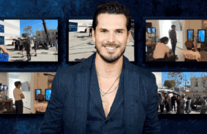 Dentro de um microdrama ambientado enquanto as demandas de produção e talento explodem Dentro de um microdrama ambientado enquanto as demandas de produção e talento explodem