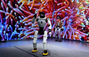 Dentro do futurista Robot Mall de Pequim Dentro do futurista Robot Mall de Pequim