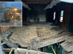 Desabamento do piso do local de casamento em New Hampshire deixa 6 feridos, investigação em andamento Desabamento do piso do local de casamento em New Hampshire deixa 6 feridos, investigação em andamento