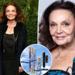 Bastão de blush Diane Von Furstenberg em ouro rosa, sem tampa.