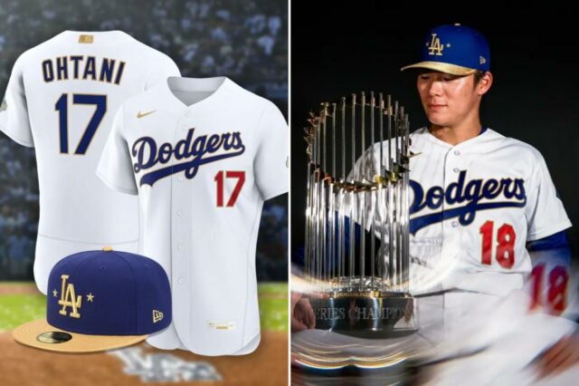 Dodgers lançam camisetas e bonés chamativos da 'Gold Collection' 2026

