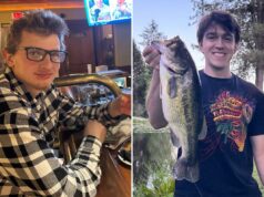 Dois tripulantes de rebocador mortos após ‘incidente em espaço confinado’ nas águas do Alasca, diz a Guarda Costeira Sidney Mohorovich segurando um grande robalo que pescou.