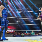 Penta and Dominik Mysterio inside a WWE ring