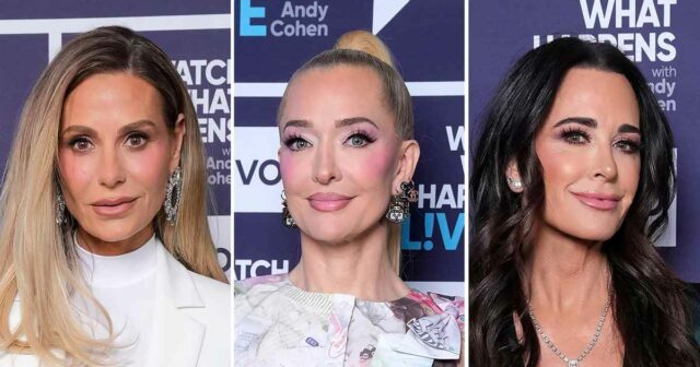 Erika Jayne diz que odiou cada minuto de Dorit compartilhando texto de Kyle Richards durante a reunião