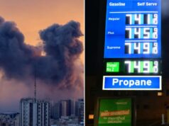 Dow Jones despenca 1.000 pontos à medida que os preços do petróleo e do gás sobem após o Irã ordenar o fechamento do Estreito de Ormuz Uma nuvem de fumaça sobe após um ataque à capital iraniana, Teerã, na terça-feira.