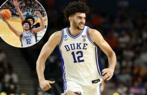 Duke aproveita grande corrida no segundo tempo para eliminar o TCU e avançar para o Sweet 16 Um animado Cameron Boozer, que marcou 19 pontos, corre pela quadra durante a vitória de Duke por 81-58 sobre o TCU em 21 de março de 2026, na segunda rodada do torneio da NCAA.