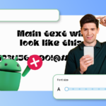 Ilustração do teclado Gboard azul com o logotipo ‘G’ do Google e dois interruptores