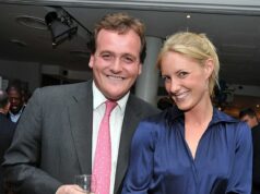 Earl of Devon anuncia noivado com a ‘maravilhosa’ namorada de um corretor de imóveis três anos depois de se separar de sua esposa, atriz de Baywatch Charles Courtenay ficou noivo de Jemima Hannon, 43, cujo ex-marido, Richard Hannon, treinava cavalos para proprietários como a lenda do Manchester United, Sir Alex Ferguson, e o xeque Fahad Al Thani, do Catar. Na foto: Jemima e Richard em 2009