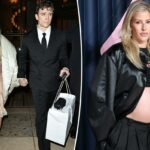 Ellie Goulding dá as boas-vindas ao bebê nº 2, o primeiro com o namorado Beau Minniear