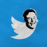Twitter bird logo with Elon Musk's head