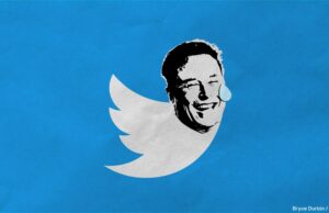 Elon Musk enganou os investidores do Twitter ao tentar sair da aquisição, diz o júri Twitter bird logo with Elon Musk's head