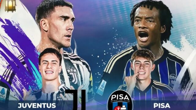 Em andamento! Ao vivo na ANTV Duelo Juventus x Pisa pela Série A
