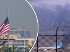 Embaixada dos EUA no Iraque alvo, campos de petróleo dos Emirados Árabes Unidos atingidos enquanto a guerra se aproxima da marca de três semanas A Embaixada dos EUA é vista do outro lado do rio Tigre em Bagdá, terça-feira, 17 de março de 2026. (AP Photo/Hadi Mizban)