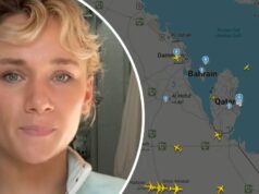 Emily foi forçada a desembolsar US$ 6 mil em voos para casa em meio ao caos no Oriente Médio Emily Grosser