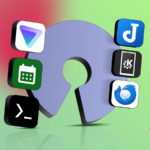 Um smartphone cercado por ícones e moedas de aplicativos pagos favoritos