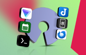 Encontrei 7 aplicativos de código aberto tão bons que pagaria por eles Um smartphone cercado por ícones e moedas de aplicativos pagos favoritos