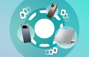 Encontrei a maneira mais fácil de enviar arquivos entre meus dispositivos, e não é AirDrop ou Quick Share As palavras 'BIG TECH' em grandes letras azuis com símbolos 'X' vermelhos ao redor e um post-it que diz 'CONCLUÍMOS'.