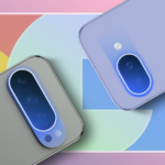 Um Google Pixel 9a ao lado de uma câmera compacta.