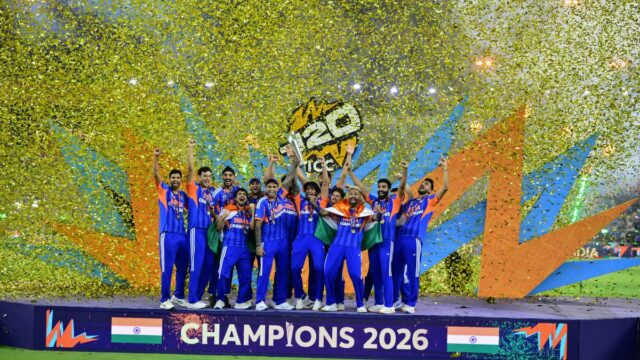 Equipe Índia para obter Rs. 131 crore do BCCI pela vitória na Copa do Mundo T20 de 2026
