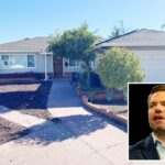 O candidato provincial da Califórnia, Eric Swalwell, fala na Convenção Democrática da Califórnia.