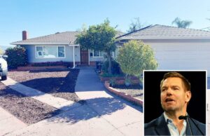 Eric Swalwell descobre o destino da candidatura a governador da Califórnia depois que o juiz decide sobre o processo O candidato provincial da Califórnia, Eric Swalwell, fala na Convenção Democrática da Califórnia.