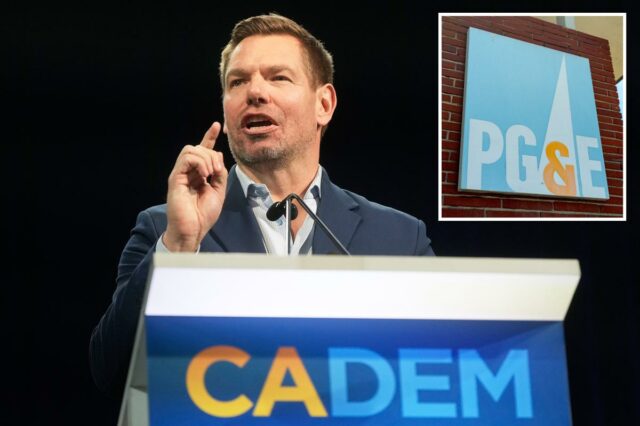 Eric Swalwell exige repressão aos serviços públicos – mas descontou US$ 113 mil em cheques da PG&E
