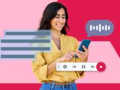 Esse recurso esquecido do Android me ajudou a parar de olhar tanto para o meu telefone Um smartphone mostrando o recurso de acessibilidade do Live Transcribe