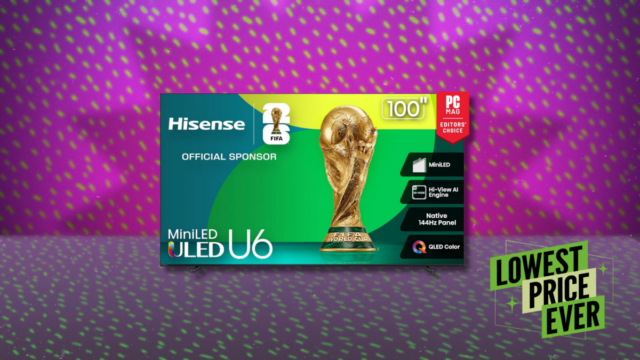 Esta enorme TV Hisense de 100 polegadas está com desconto de US $ 500 agora mesmo
