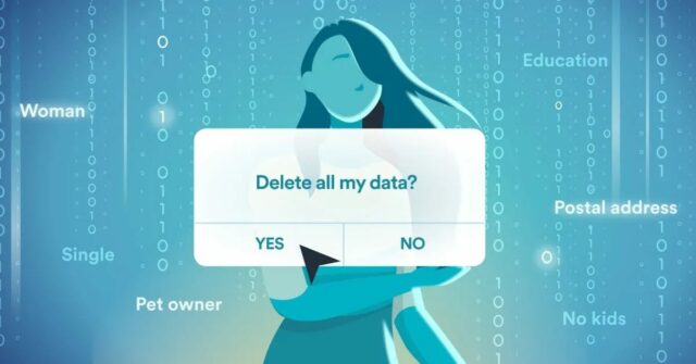 Esta temporada de impostos é um momento importante para excluir seus dados pessoais da Internet | O gráfico promocional mostra uma leitura de diálogo 