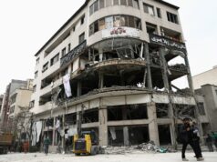 Estação de TV do Catar atingida no Irã Estação de TV do Catar atingida no Irã