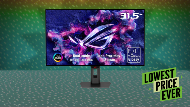 Este monitor de jogos ASUS OLED está com desconto de US $ 200 agora
