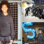 Estrela do futebol americano do ensino médio de Nova York, homenageia estudante morto a tiros apenas 4 dias antes de completar 17 anos, lembrado pelo 'sorriso de um milhão de dólares'