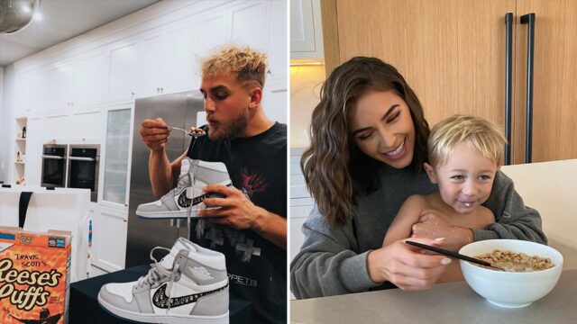 Celebridades comendo cereais... Crunchin' N' Munchin'!