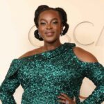 Estrelas que exibiram suas barriguinhas de bebê no Oscar: Wunmi Mosaku, mais