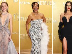 Estrelas surpreendem no tapete vermelho no recentemente renomeado Actors Awards 0301-32º-Prêmios Anuais de Atores-Chegadas-Sub1