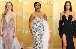 Estrelas surpreendem no tapete vermelho no recentemente renomeado Actors Awards 0301-32º-Prêmios Anuais de Atores-Chegadas-Sub1