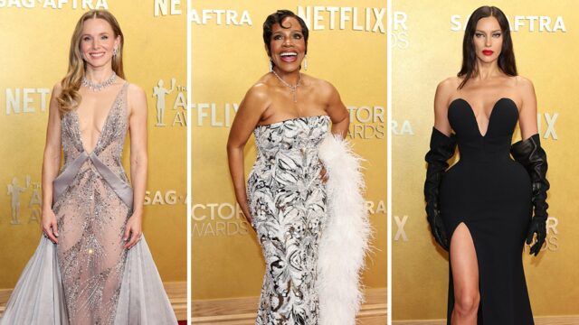 Estrelas surpreendem no tapete vermelho no recentemente renomeado Actors Awards 0301-32º-Prêmios Anuais de Atores-Chegadas-Sub1