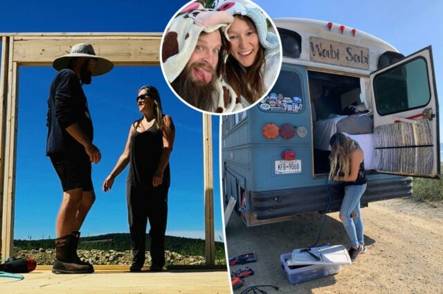 Eu construí minhas próprias casas minúsculas para meus filhos adolescentes Eu construí minhas próprias casas minúsculas para meus filhos adolescentes - não poderíamos estar mais felizes