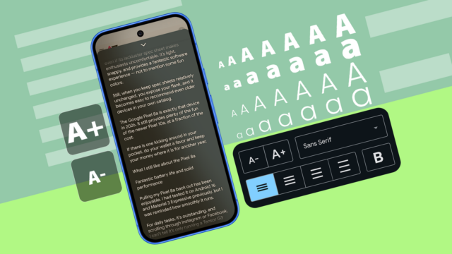 mão segurando o telefone Android mostrando o menu de configurações rápidas