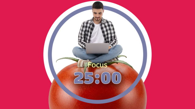 Um temporizador analógico em uma mesa