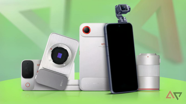 Banner Best in Show MWC da Android Police apresentando os óculos Qwen AI, Honor Magic V6, Tecno Magnetic Modular Concept Phone e Xiaomi Pad 8 Pro