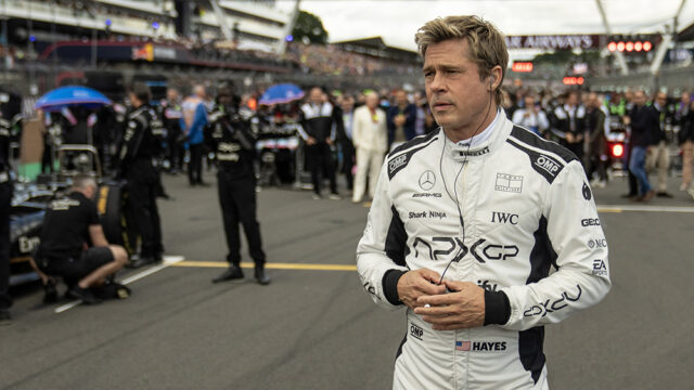 F1: THE MOVIE, (aka F1), Brad Pitt, 2025. ph: Scott Garfield /© Warner Bros. /Courtesy Everett Collection