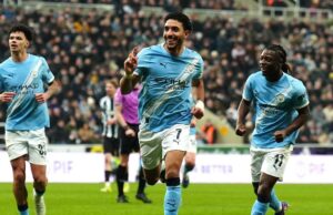 FA Cup: dois gols de Marmoush ajudam o Manchester City a vencer o Newcastle United e chegar às quartas de final FA Cup: dois gols de Marmoush ajudam o Manchester City a vencer o Newcastle United e chegar às quartas de final