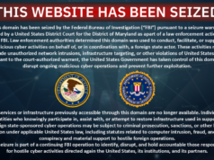 FBI apreende sites de grupos de hackers pró-iranianos após hack destrutivo do Stryker Um aviso de remoção e apreensão de sites pelo FBI e pelo Departamento de Justiça dos EUA, que substituiu o conteúdo de dois sites vinculados ao grupo hacktivista pró-iraniano Handala.