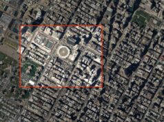 FBI está comprando dados de localização para rastrear cidadãos dos EUA, confirma diretor A location geofence over New York City, representing a geofence warrant.